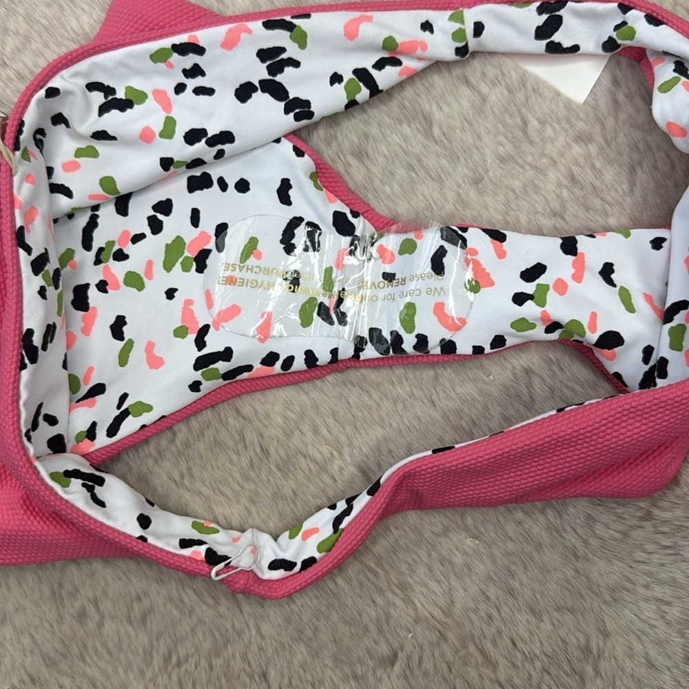 MAAJI | 'Lipstick Rose Flirt' Thin Side Reversible Bikini Bottoms, Size L, NWT - Picture 4 of 10